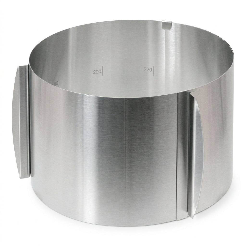 wenco 555647 Adjustable Cake Ring 16-30cm Silver